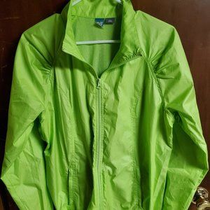 Bright Green Windbreaker - Large